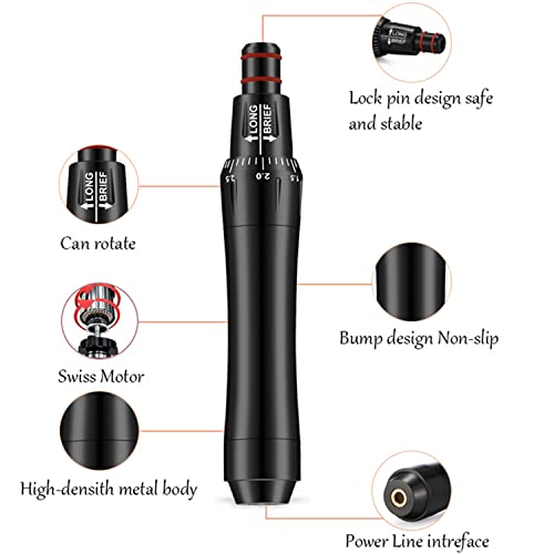 Permanent Makeup Machine Kits with Cartridge Needles Eyeliner Eyebrow Practic...