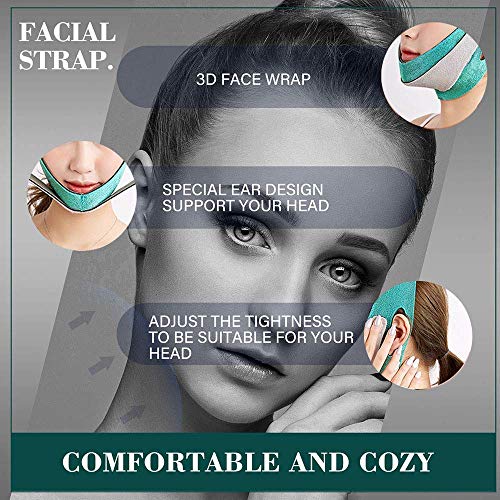 Double Chin Reducer, Contour Tightening and Anti-Wrinkle Face Slimmer Strap, ...