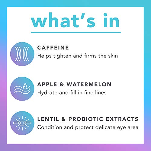 TULA Skin Care Glow & Get It Cooling & Brightening Eye Balm | Dark Circle Und...