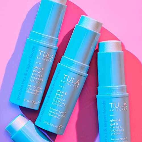 TULA Skin Care Glow & Get It Cooling & Brightening Eye Balm | Dark Circle Und...