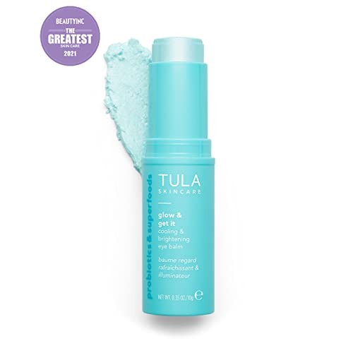 TULA Skin Care Glow & Get It Cooling & Brightening Eye Balm | Dark Circle Und...