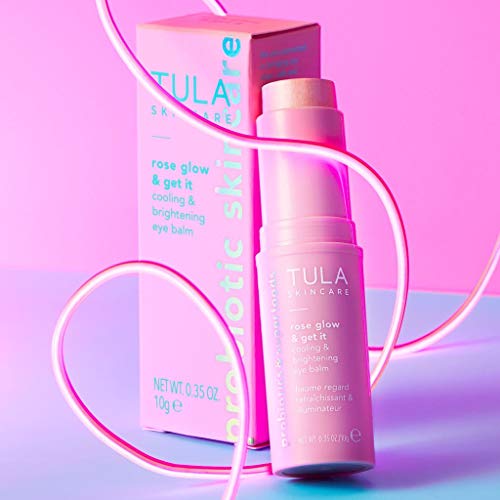 TULA Skin Care Rose Glow & Get It Cooling & Brightening Eye Balm | Dark Circl...