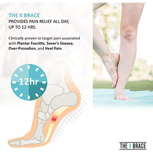 Tuli’s X Brace, Arch Support Brace and Compression for Sever's Disease, Plant...