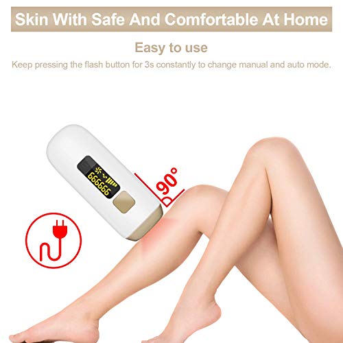 TUMAKOU Painless Permanent Hair Removal Device for Women & Men - 999,999 Flas...