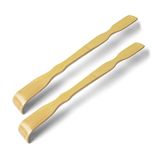 TungSam 2 PCS Self-Therapeutic Bamboo Back Scratchers (17 inches)