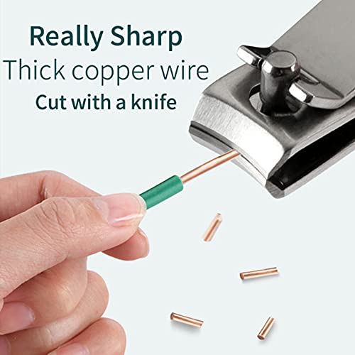 Stainless Steel Nail Clippers, Nail Clippers Set, Super Sharp and Sturdy Nail...