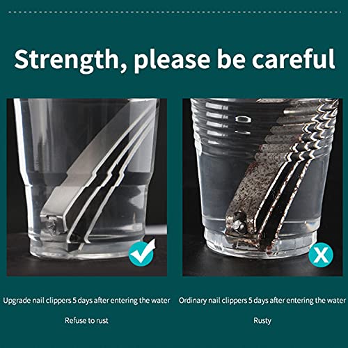 Stainless Steel Nail Clippers, Nail Clippers Set, Super Sharp and Sturdy Nail...