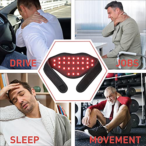 Infrared &Red Light Therapy Devices: Pain Relief 880NM LED Neck Pain Fatigue ...