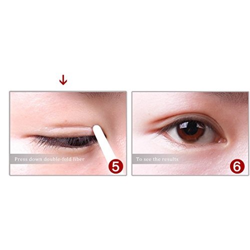 4 Sheets 200PCS Breathable Waterproof Double-sided Double Eyelid Sticker Invi...