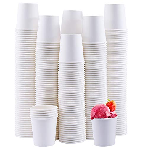 300Pack 4oz Disposable Paper Cups, Espresso Cups，Small Mouthwash Cups ,Hot/C...