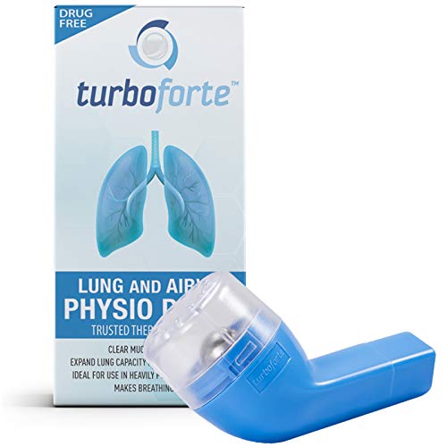 Turboforte Lung Expansion Mucus Relief Exerciser Flutter Valve Device - Breat...
