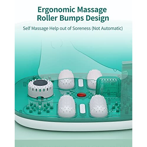 Foot Spa, Turejo Foot Bath Massager with Heat O₂ Bubbles Vibration 6 in 1, De...