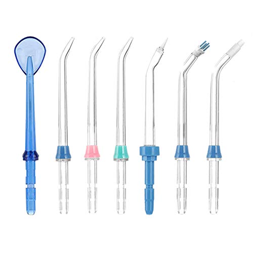Dental Water Flosser nozzles, TUREWELL 7PCS Replacement Standard and Function...
