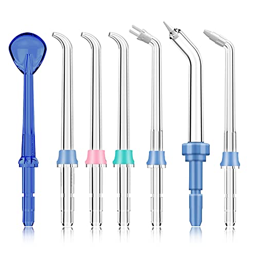 Dental Water Flosser Tips, Replacement Jet for Family Oral Irrigator ,TUREWEL...