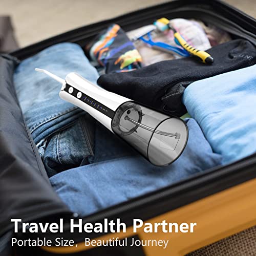 TUREWELL Water Dental Flosser Cordless, Oral Irrigator for Teeth Cleaner, 5 J...