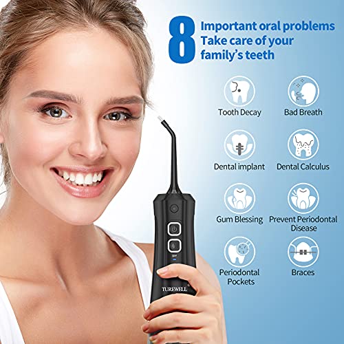Water Flossing Cordless, Oral Irrigator for Teeth Care, Portable Water Teeth ...