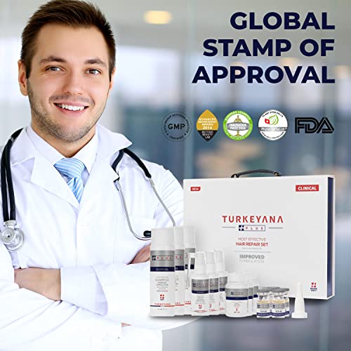 Clinical Hair Regrowth Repair Exclusive 3 Months Kit, Revitalizing Shampoo an...