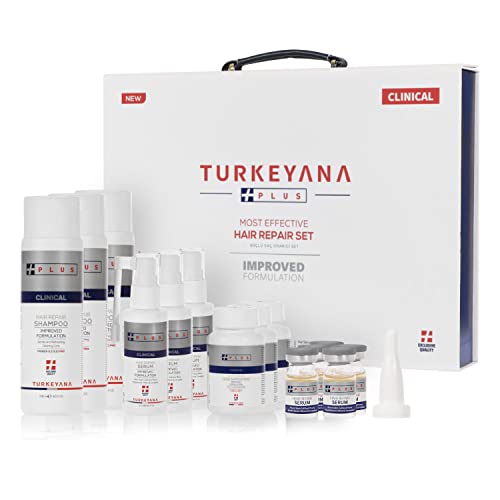 Clinical Hair Regrowth Repair Exclusive 3 Months Kit, Revitalizing Shampoo an...