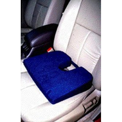 Extra Firm Tush Cush Car Computer Airplane Travel Seat Cushion Tan