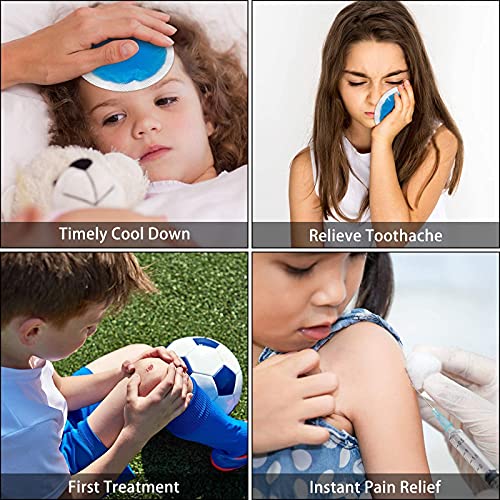 Tutmyrea Ice Packs for Injuries Reusable, 12 Pack Soft Small Ice Packs for Ki...