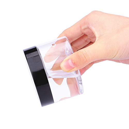 TUZAZO 4 Oz Plastic Containers with Lids and Labels BPA Free, Clear Empty Ref...