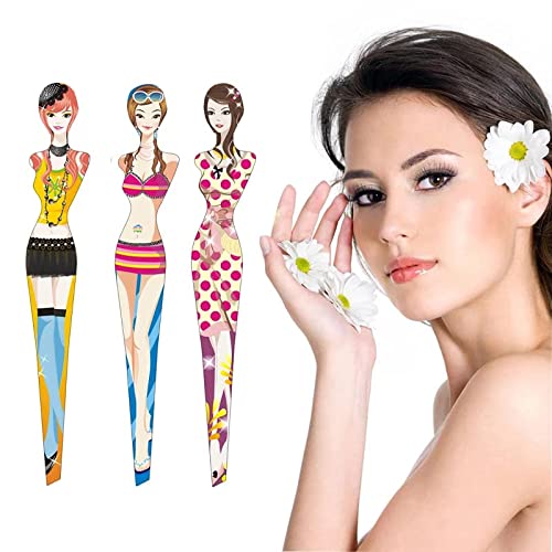 Tvoip 6Pcs Professional Girl Eyebrow Tweezer Stainless Steel Slanted Eyebrow ...