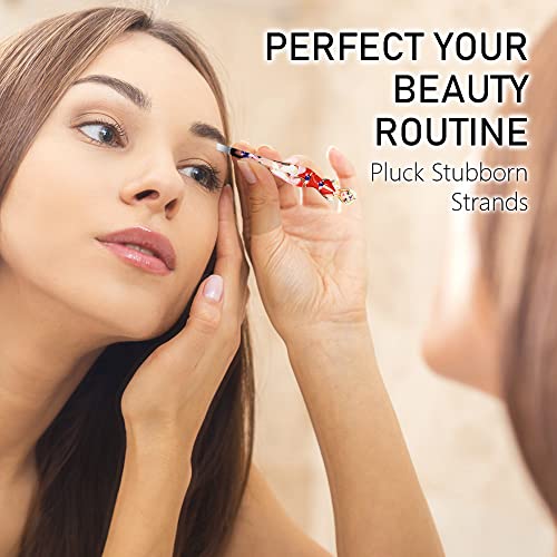 Tvoip 6Pcs Professional Girl Eyebrow Tweezer Stainless Steel Slanted Eyebrow ...