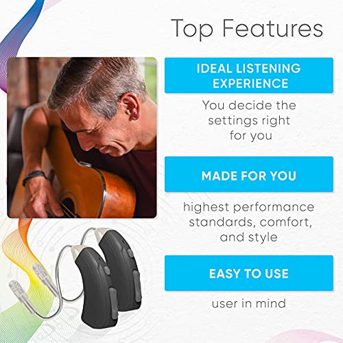 Tweak Focus+T Digital Sound Amplifier for Personal Sound Amplification with P...