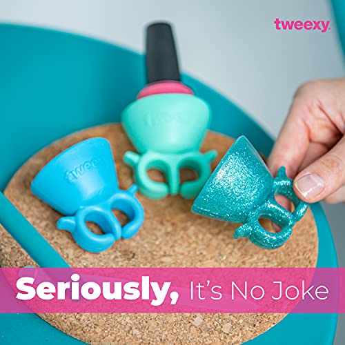 tweexy Wearable Nail Polish Holder Ring, Fingernail Polishing Tool, Manicure ...