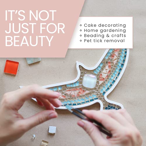 Tweezer Guru Eyebrow Tweezer Set (4-Piece) for Women & Men - Professional Sla...