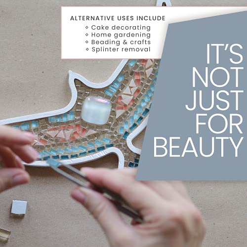 Tweezer Guru Eyebrow Tweezers for Women & Men - Set of 2, Professional, Stain...