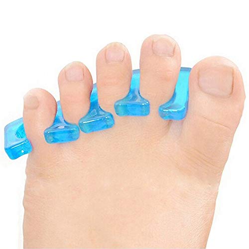 TXIN 8 Pieces Toe Pedicure Separators Flexible Soft Finger Separator Dividers...
