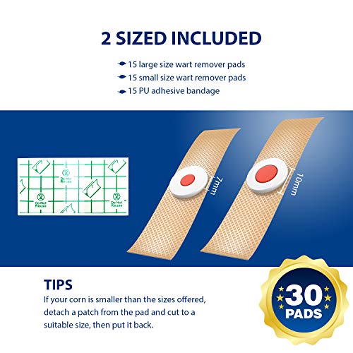 TXL Active Corn Remover Pads, Remove Corns Fast, One Step Pads, Cushioning Pr...