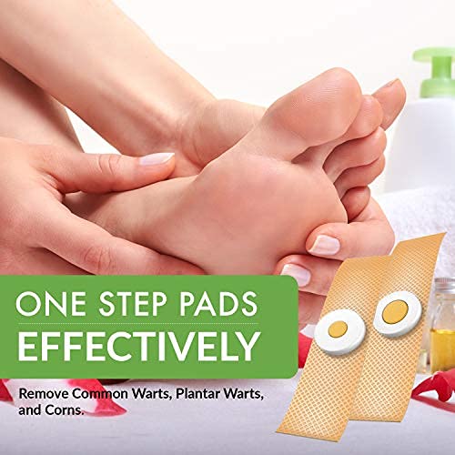 Wart Remover Pads, Remove Plantar and Common Warts | Advanced Natural Formula...