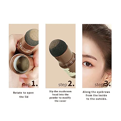 Eyebrow Stamp Shaping Kit, One Step Brow Stamp Stencil Kit Waterproof Eye Bro...