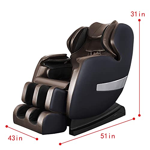 TYJJ Massage Chair, Zero Gravity Massage Chair Full Body Shiatsu Electric Mas...
