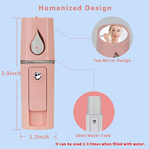 Handy Nano Facial Mister, Beauty Gifts for Women,Mini Face Humidifier for Las...