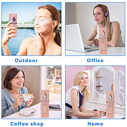 Handy Nano Facial Mister, Beauty Gifts for Women,Mini Face Humidifier for Las...