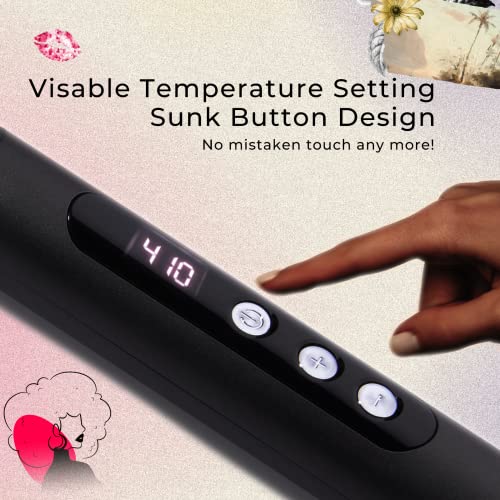 TYMO RING PLUS Ionic Hair Straightener Comb - Hair Straightening Brush & Iron...