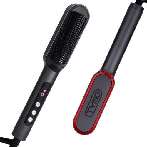 TYMO RING PLUS Ionic Hair Straightener Comb - Hair Straightening Brush & Iron...
