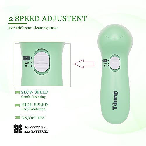 face scrubber ,Waterproof Facial Cleansing 5 in Brush + 1 Beauty care masserf...