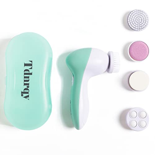 face scrubber ,Waterproof Facial Cleansing 5 in Brush + 1 Beauty care masserf...