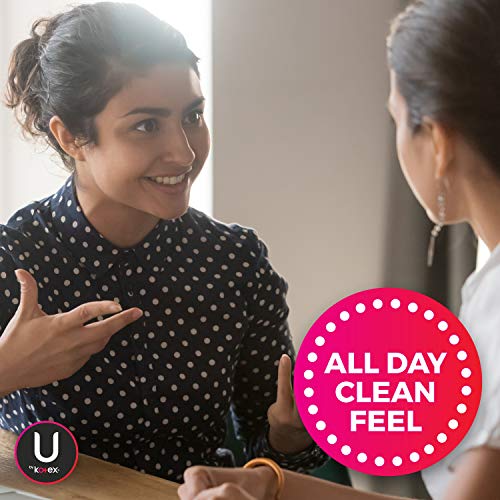 U by Kotex Barely There Thin Panty Liners, Light Absorbency, Regular Length, ...