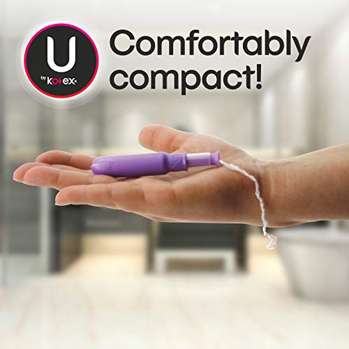 U by Kotex Click Compact Tampons, Super Plus Absorbency, Unscented, 36 Count