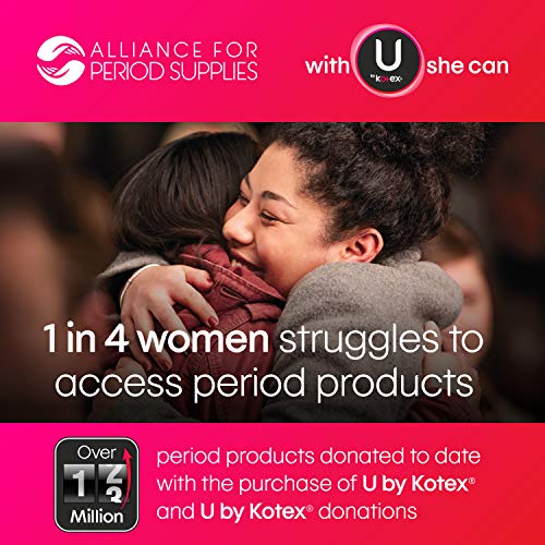 U by Kotex Click Compact Tampons, Super Plus Absorbency, Unscented, 36 Count
