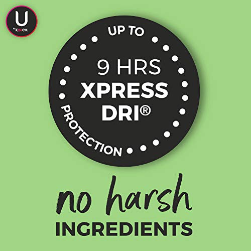 U by Kotex Security Maxi Feminine Pads, Regular Absorbency, Unscented, 192 Co...