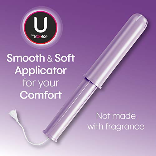 U by Kotex Security Tampons, Super Plus Absorbency, Unscented, 32 Count (Pack...