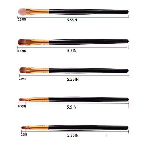 Gusif 20Pcs Makeup Brushes Set Eyeshadow Foundation Powder Eyeliner Eyelash L...