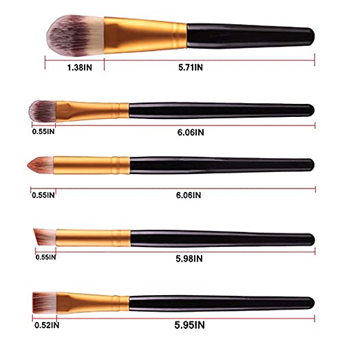 Gusif 20Pcs Makeup Brushes Set Eyeshadow Foundation Powder Eyeliner Eyelash L...