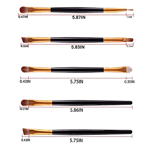 Gusif 20Pcs Makeup Brushes Set Eyeshadow Foundation Powder Eyeliner Eyelash L...